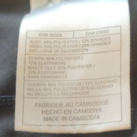 - Nike gray back mesh pocket elastic pull string waist capri length leggin… - Picture 4 of 5